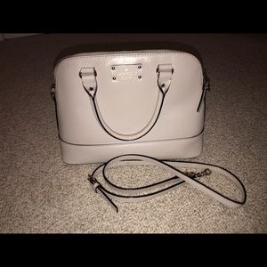 Kate Spade midsize satchel with crossbody strap